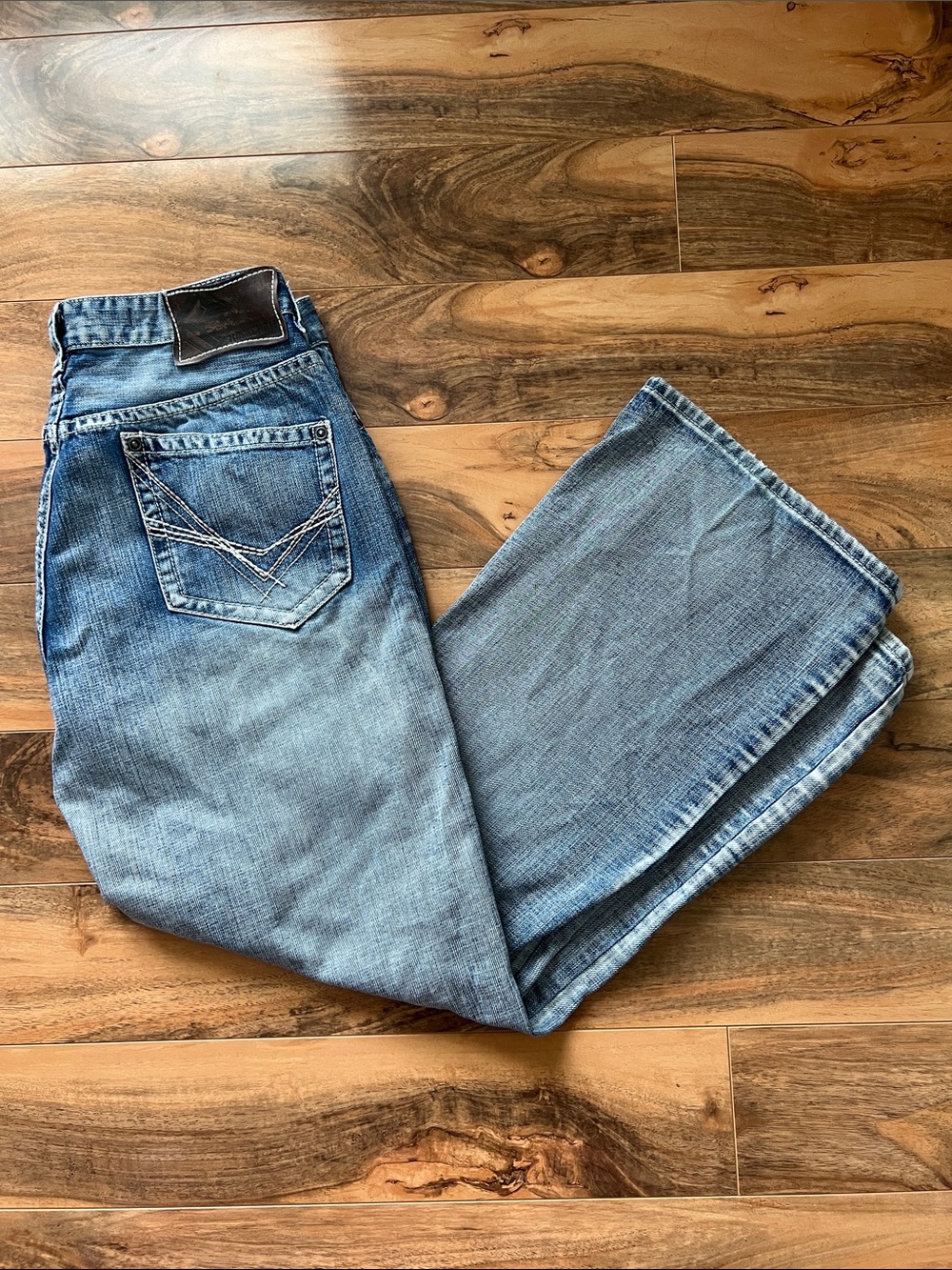 Rock & Roll Cowboy Canon Loose Fit Jeans Mens 38x32 Western Work Ranch Denim